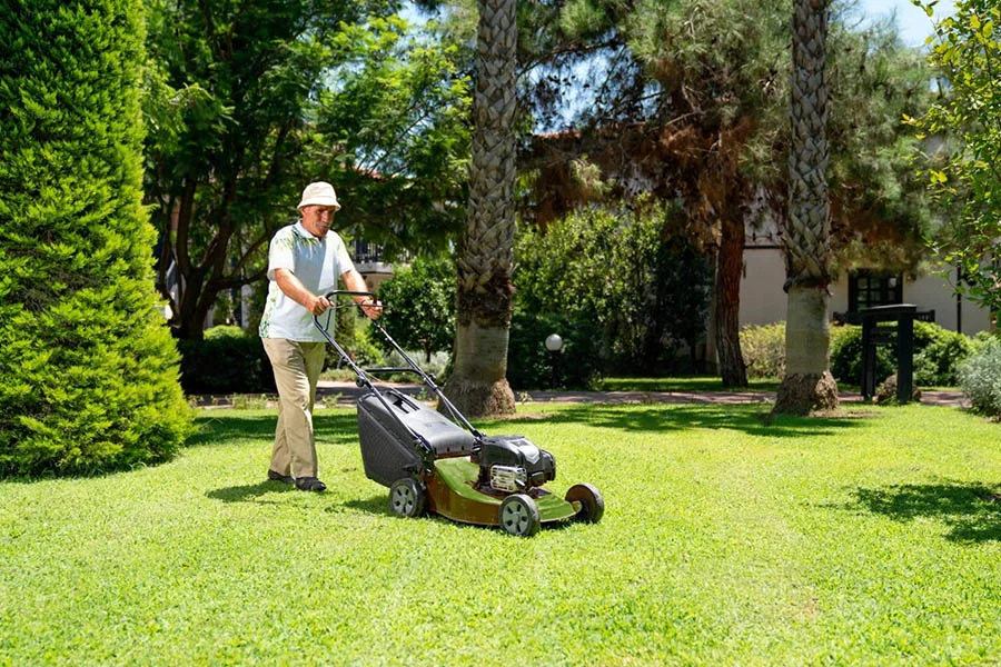 best battery power push mower